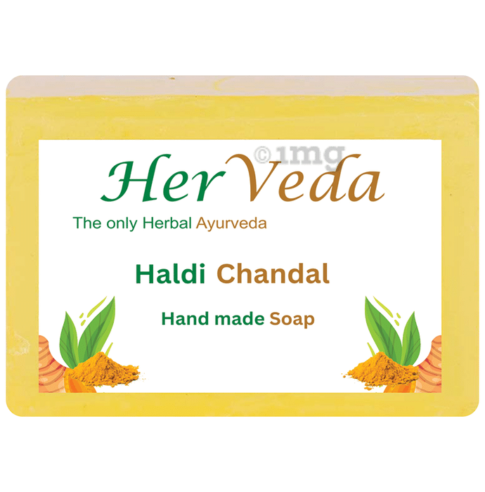 HerVeda Haldi Chandan Soap (100gm Each)