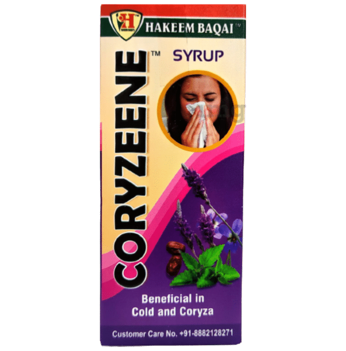 Hakeem Baqai Coryzeene Syrup (200ml Each)