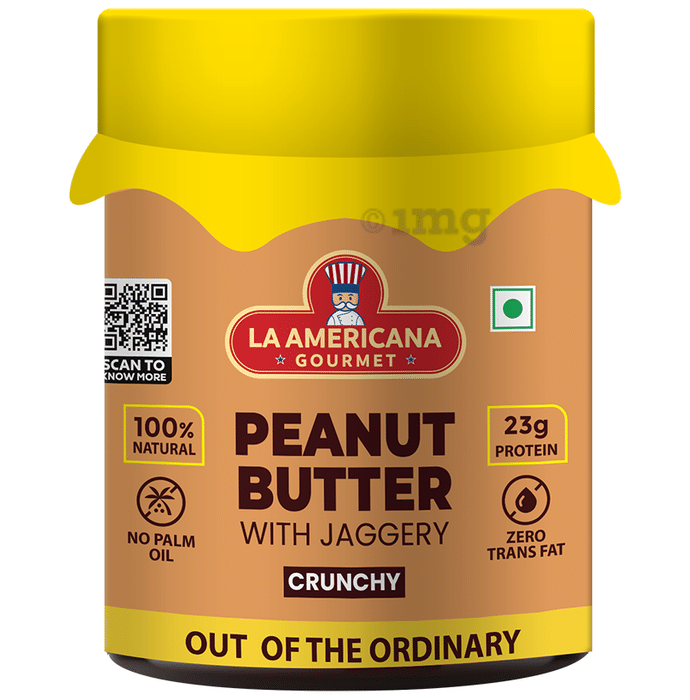 LA Americana Gourmet Peanut Butter with Jaggery Crunchy