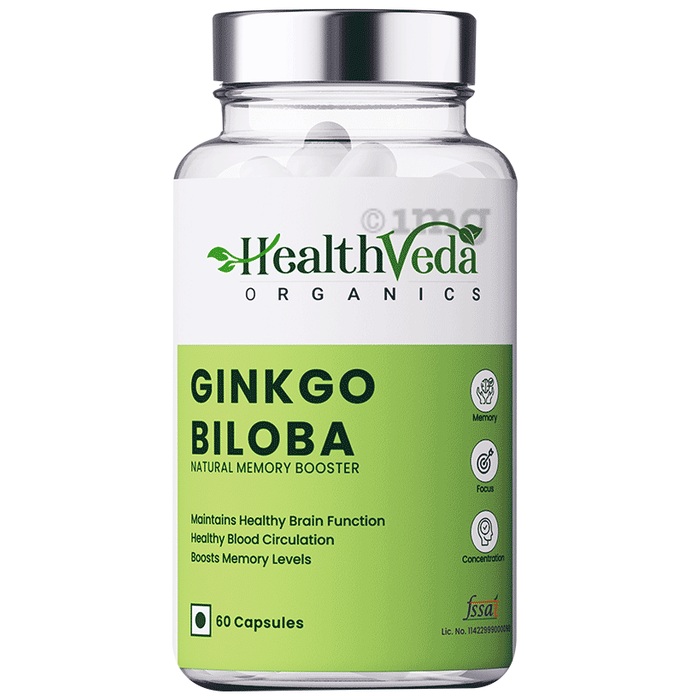 Health Veda Organics Ginkgo Biloga Veg Capsule