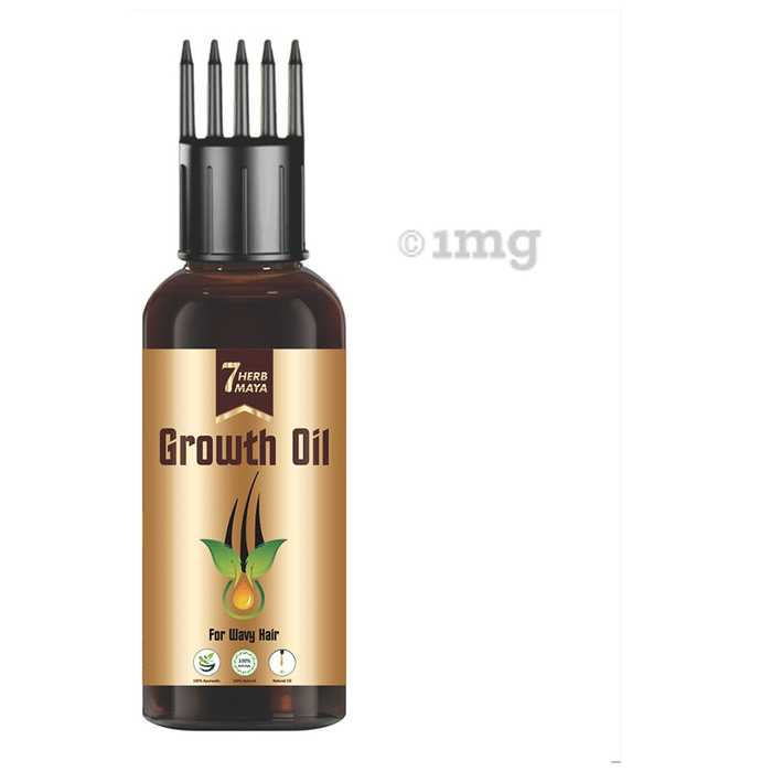 7Herbmaya Growth Oil for Wavy Hair