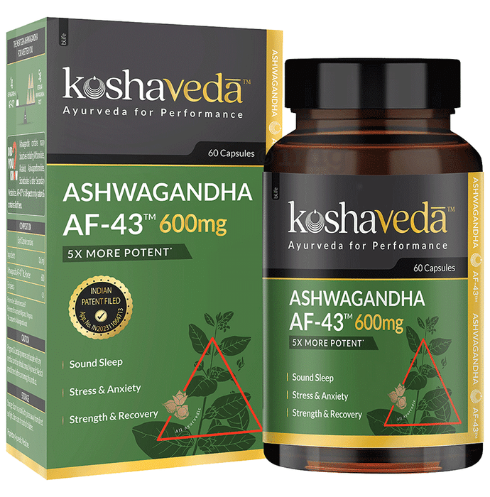 Koshaveda Ashwagandha AF 43 600mg Capsule