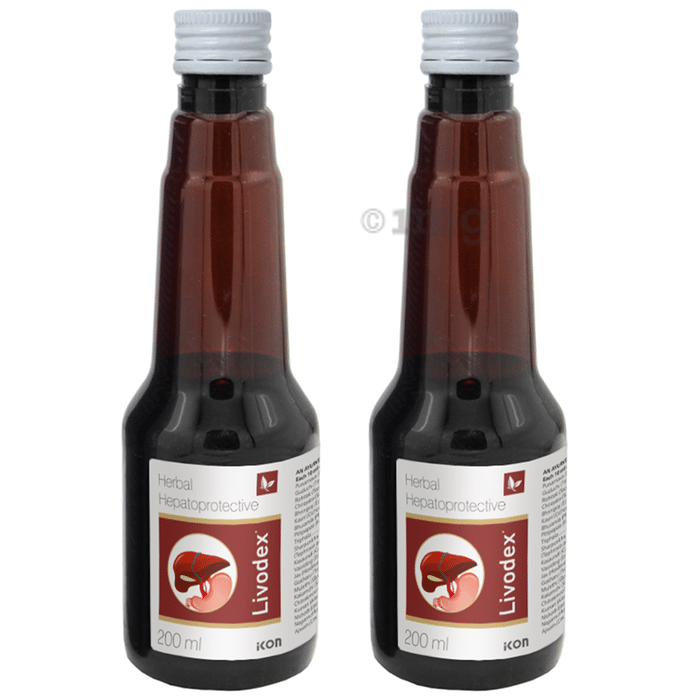 Livodex Herbal Hepatoprotective Syrup (200ml Each)