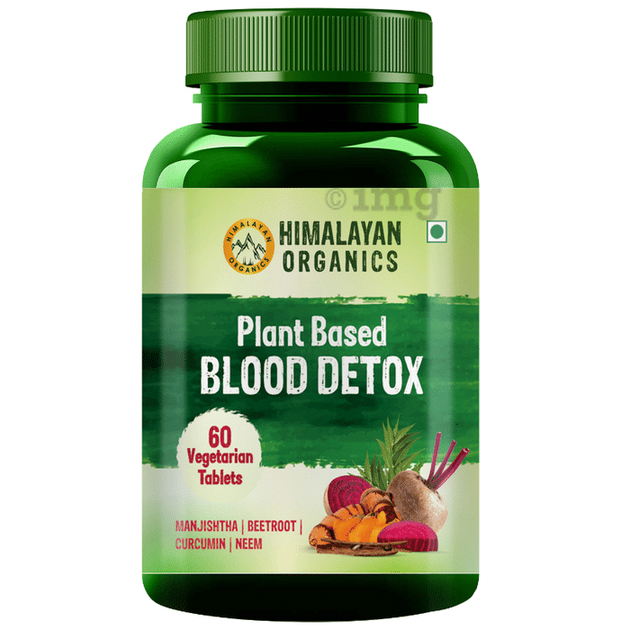 Himalayan Organics Plant Based Blood Detox Vegetarian Tablet