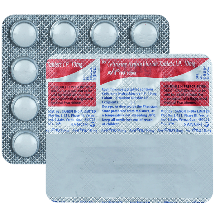 Avil NU 10mg Tablet