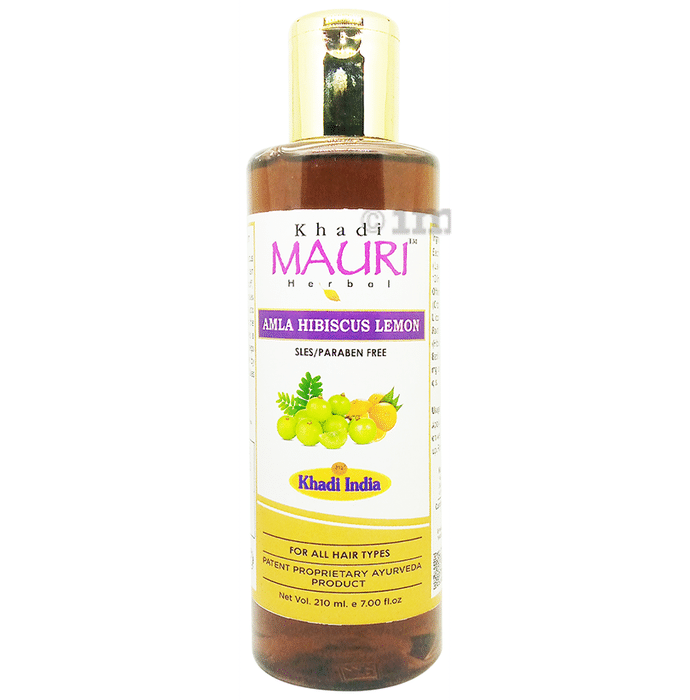 Khadi Mauri Herbal Amla Hibiscus Lemon Shampoo(210ml Each)