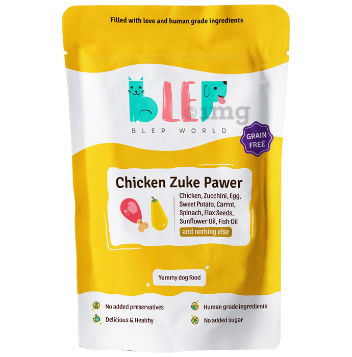 Blep World Chicken Zuke Pawer Wet Dog Food (200gm Each)