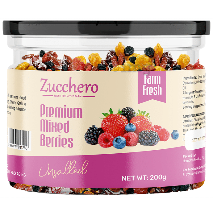 Zucchero Premium Mixed Berries Unsalted