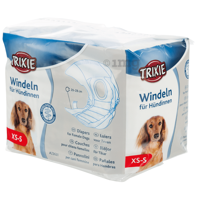 Trixie Diapers for Female Dogs XS-S