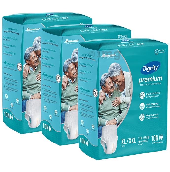 Dignity Premium Adult Pull-Up Diaper (10 Each) XL-XXL