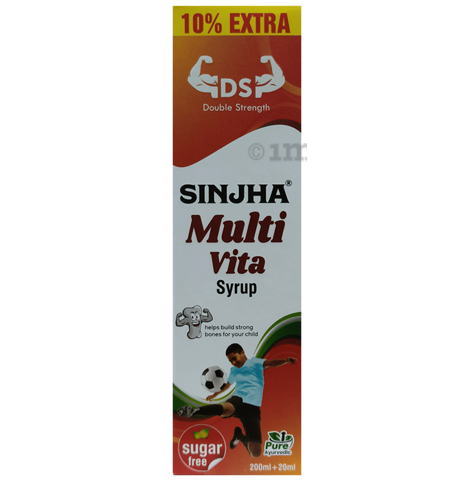 Sinjha Pure Ayurvedic Multi Vita Syrup Double Strength Sugar Free