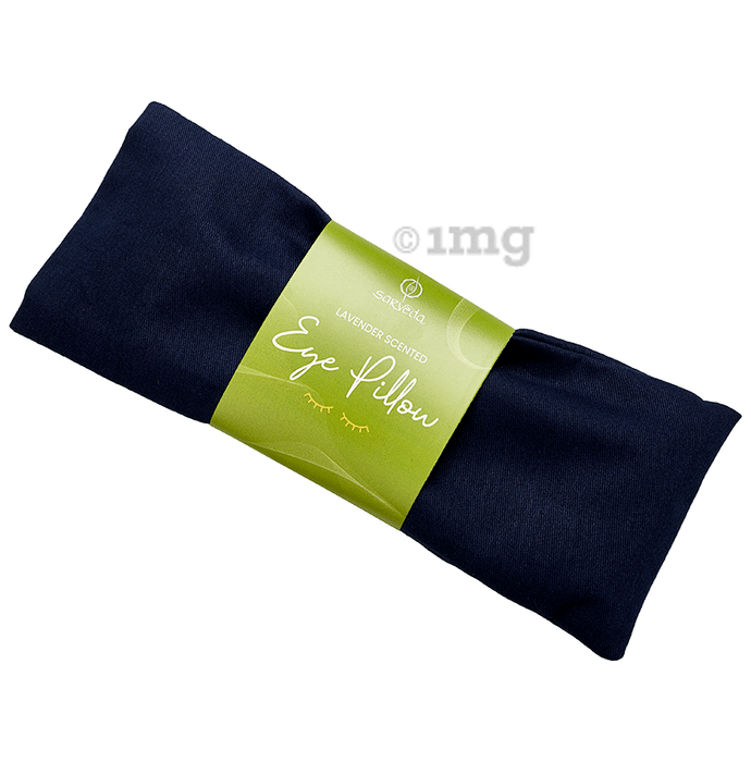 Sarveda Lavender Scented Eye Pillows for Yoga, Meditation and Relaxation Navy Blue