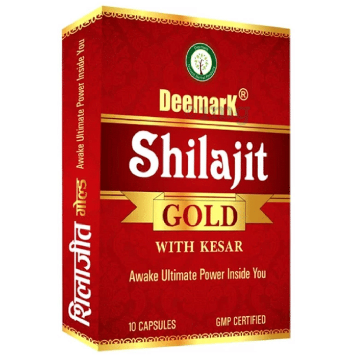 Deemark Shilajit Gold with Kesar Capsule (10 Each)