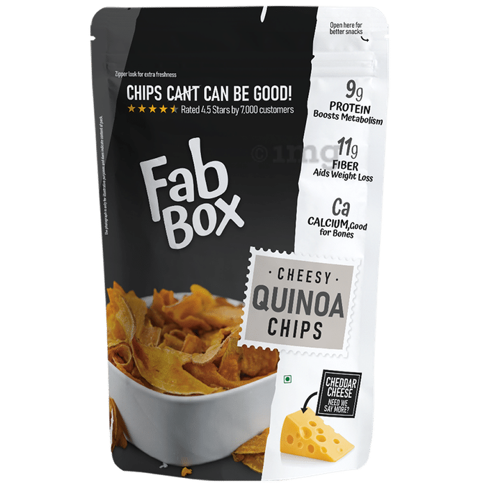 Fabbox Cheesy Quinoa Chips
