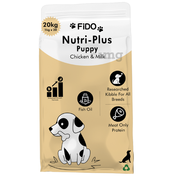 Fido Nutri-Plus Puppy Chicken & Milk (1kg Each)