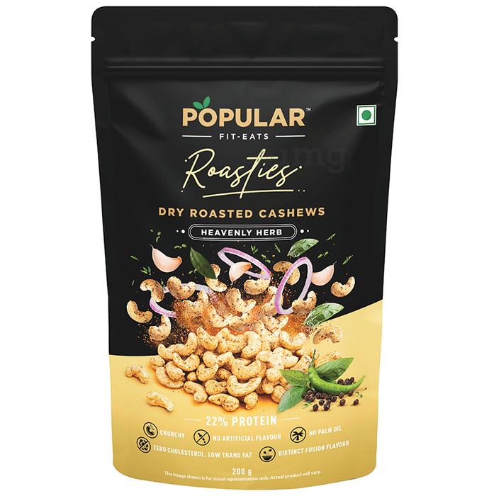 Popular Essentials Roasties Dry Roasted Cashew Heavenly Herbs