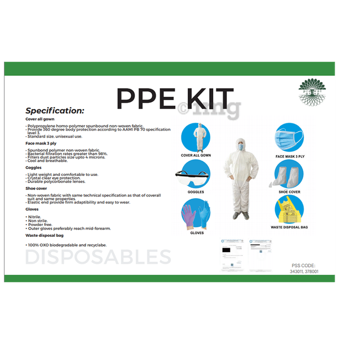 Healthshine PPE Covid Kit (SSMMS) Premium
