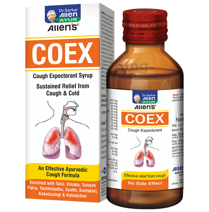 Allen Laboratories Coex Cough Expectorant Syrup