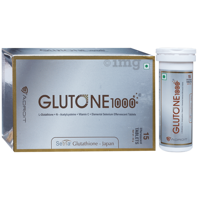 Glutone LGlutathione & Alpha Lipoic Acid ALA Tablet Buy strip of 15.0