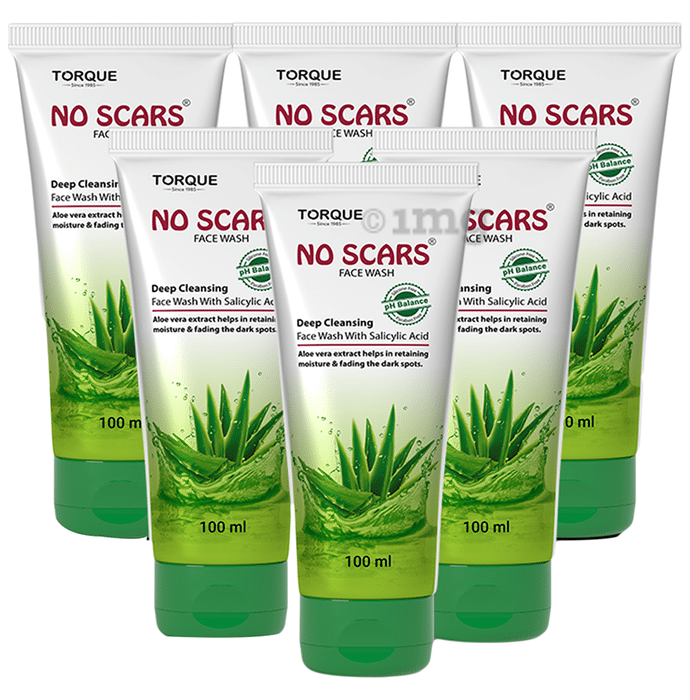 NO Scars Deep Cleansing Face wash with Salicylic Acid (100ml Each)