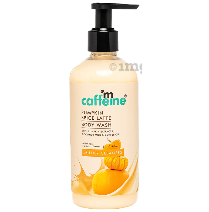 mCaffeine Pumpkin Spice Latte Body Wash Mild Care
