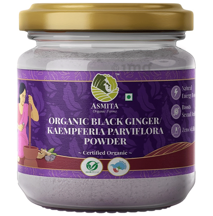 Asmita Organic Farms Organic Black Ginger/Kaempferia Parviflora Powder