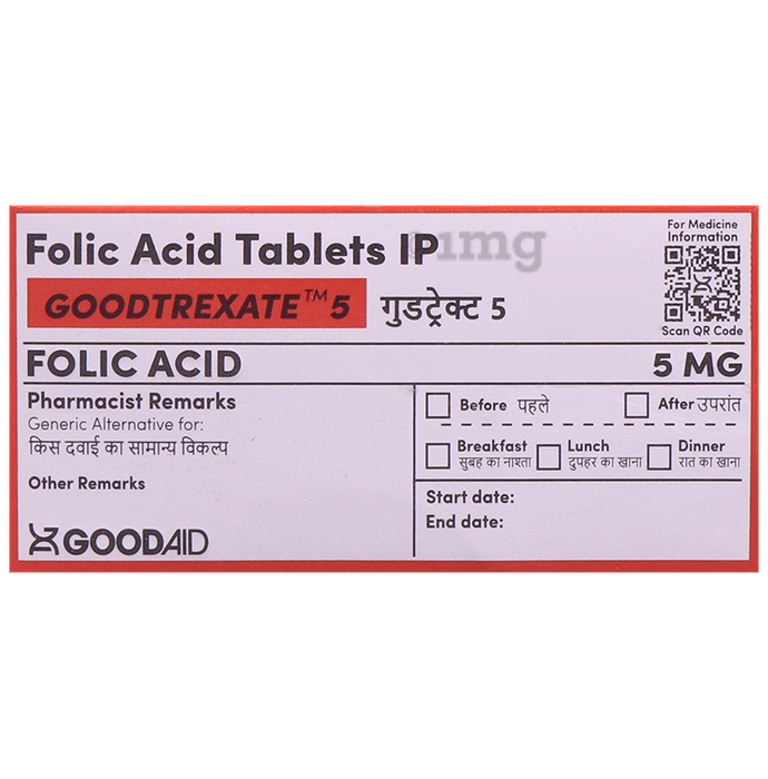 Goodtrexate 5 Tablet