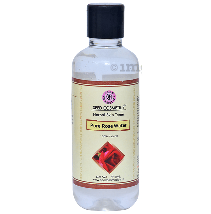 Seed Cosmetics Pure Rose Water Herbal Skin Toner