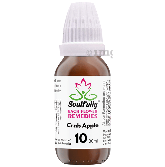 Soulfully Crab Apple Bach Flower Remedies Drops Buy bottle of 30.0 ml