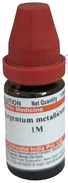 Dr Willmar Schwabe India Argentum Metallicum Dilution 1M