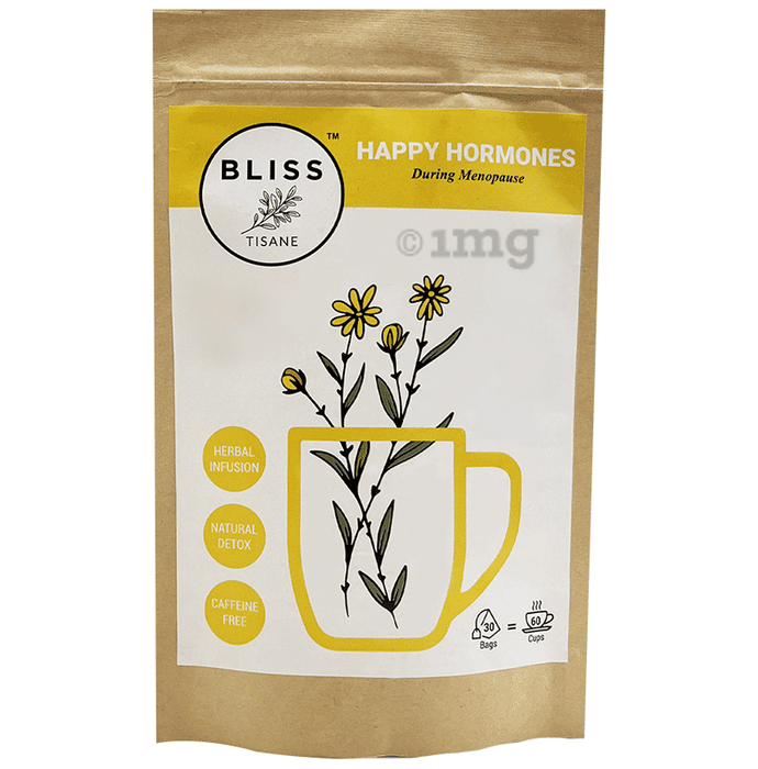 Bliss Tisane Herbal Tea During Menopause Care | Hormonal Imbalance Cure | Women Health (2gm Each)
