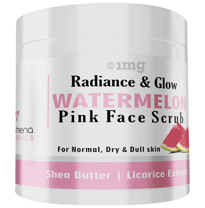 Volamena Organics Radiance & Glow Pink Face Scrub Watermelon