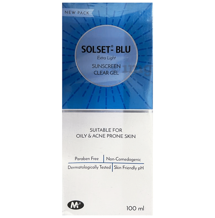 Solset-Blu Extra Light Sunscreen Clear Gel