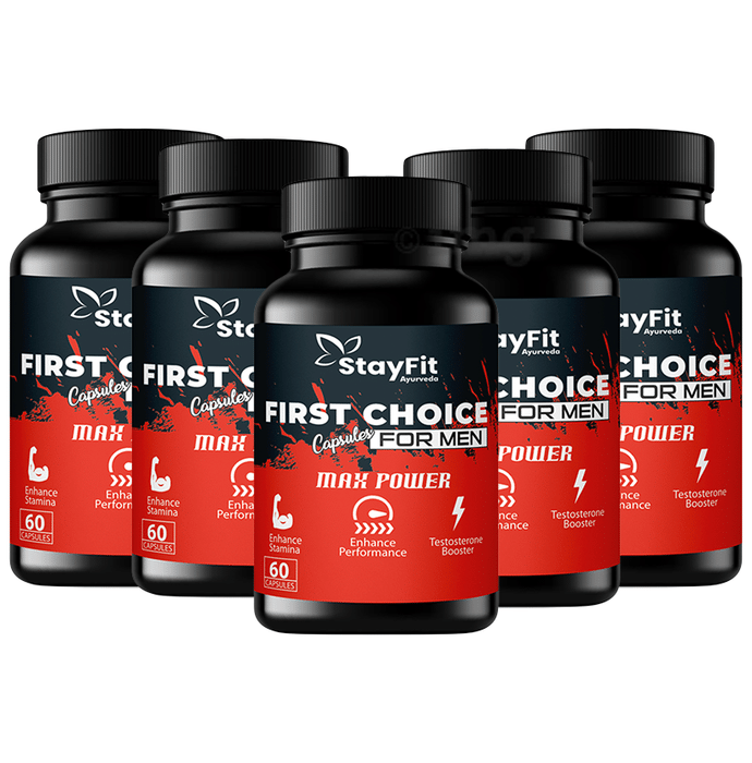 Stayfit Ayurveda First Choice Capsules for Men (60 Each)