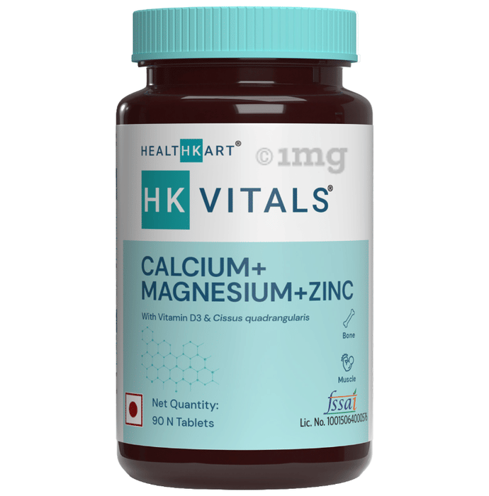 HealthKart HK Vitals Calcium+Magnesium+Zinc Tablet Buy bottle of 90.0