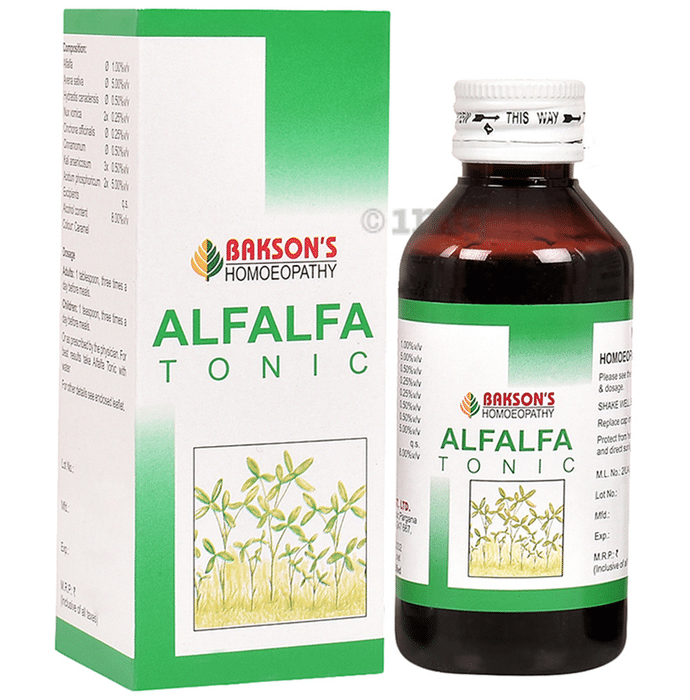 Bakson's Homeopathy Alfalfa Tonic