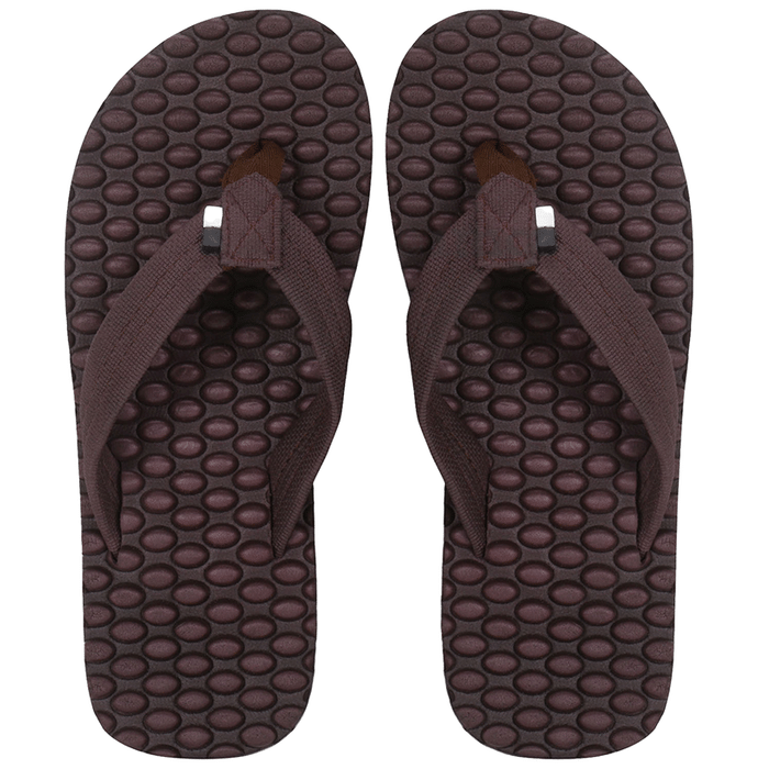 Doctor Extra Soft D30 Ortho Care House Flip-Flop Slipper for Women Brown 7