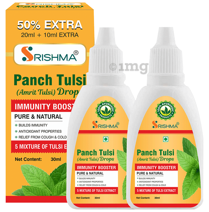 Srishma Panch Tulsi Drops (30ml Each)