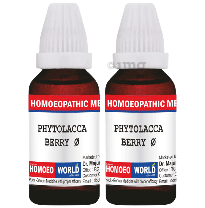 Boericke Phytolacca Berry Mother Tincture (30ml Each) Q