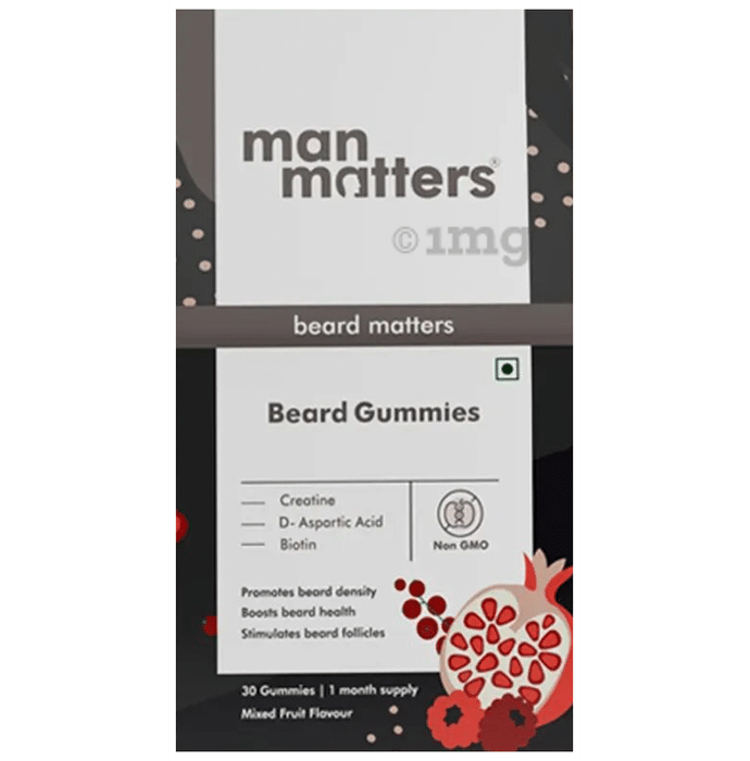 Man Matters Beard Gummies Mixed Fruit