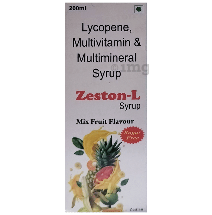 Zeston-L Syrup Mixed Fruit Sugar Free