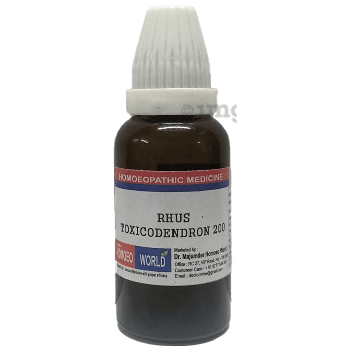 Dr. Majumder Homeo World Rhus Toxicodendron Dilution 200 (30ml Each ...