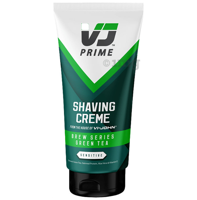 V J Prime Shaving Creme Brew Series Green Tea