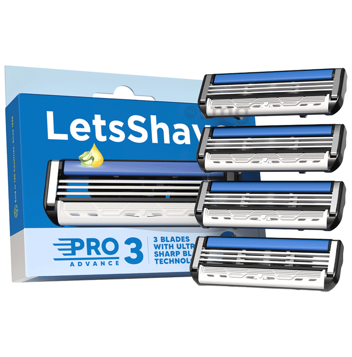 LetsShave Pro 3 Shaving Razor Blade