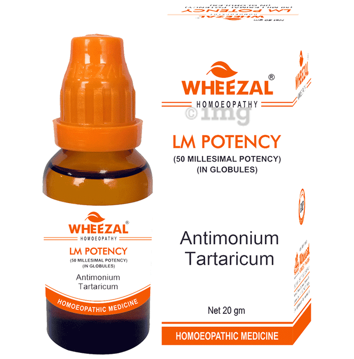 Wheezal Globules Antimonium Tartaricum  0/24 LM
