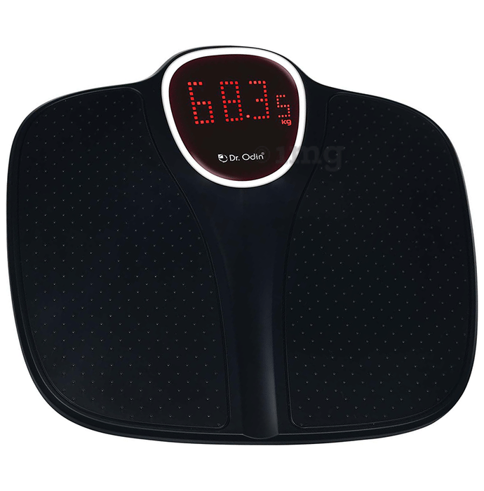 Dr. Odin Electric Personal Digital Weighing Scale Black