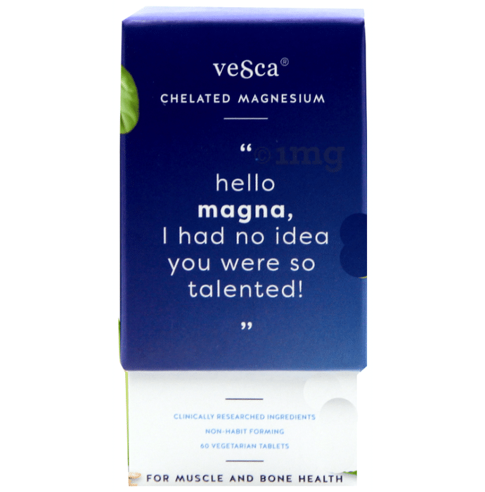 Vesca Chelated Magnesium Vegetarian Tablet
