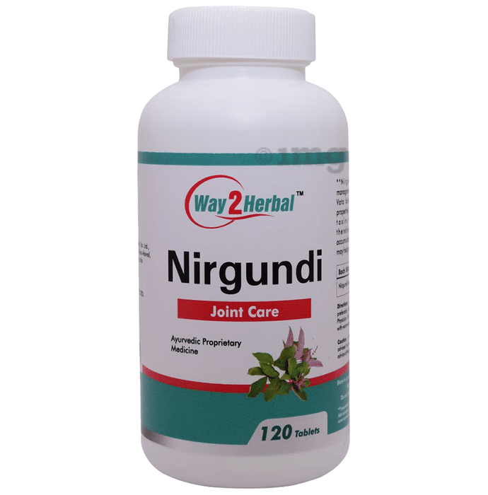 Way2Herbal Nirgundi Joint Care Tablet