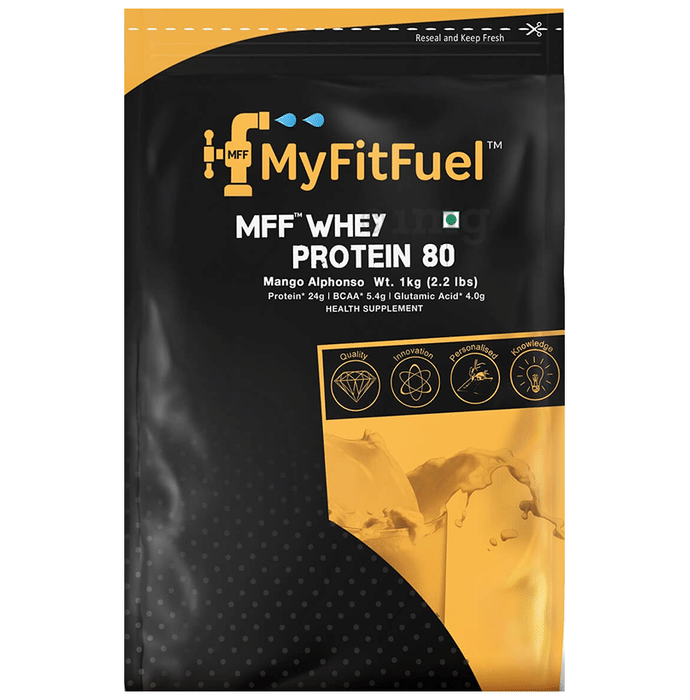 MyFitFuel Whey Protein 80  Powder Mango Alphonso