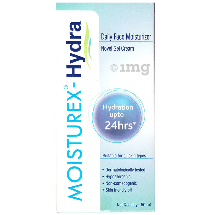 Hydra Moisturising Gel Cream | Non-Comedogenic & Hypoallergenic Face Care Product | Hydrates Skin | Derma Care | Skin-friendly pH